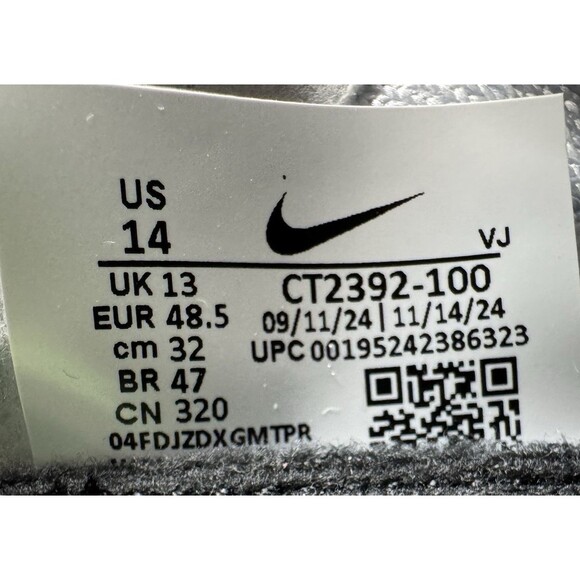 Nike Mens Size 14 Running Sneakers Shoes Athletic Zoom Fly CT2392-100 New main image 4